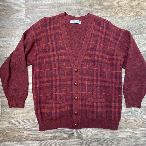 Burberry Nova Check Lambswool Cardigan - Picture 13 of 14